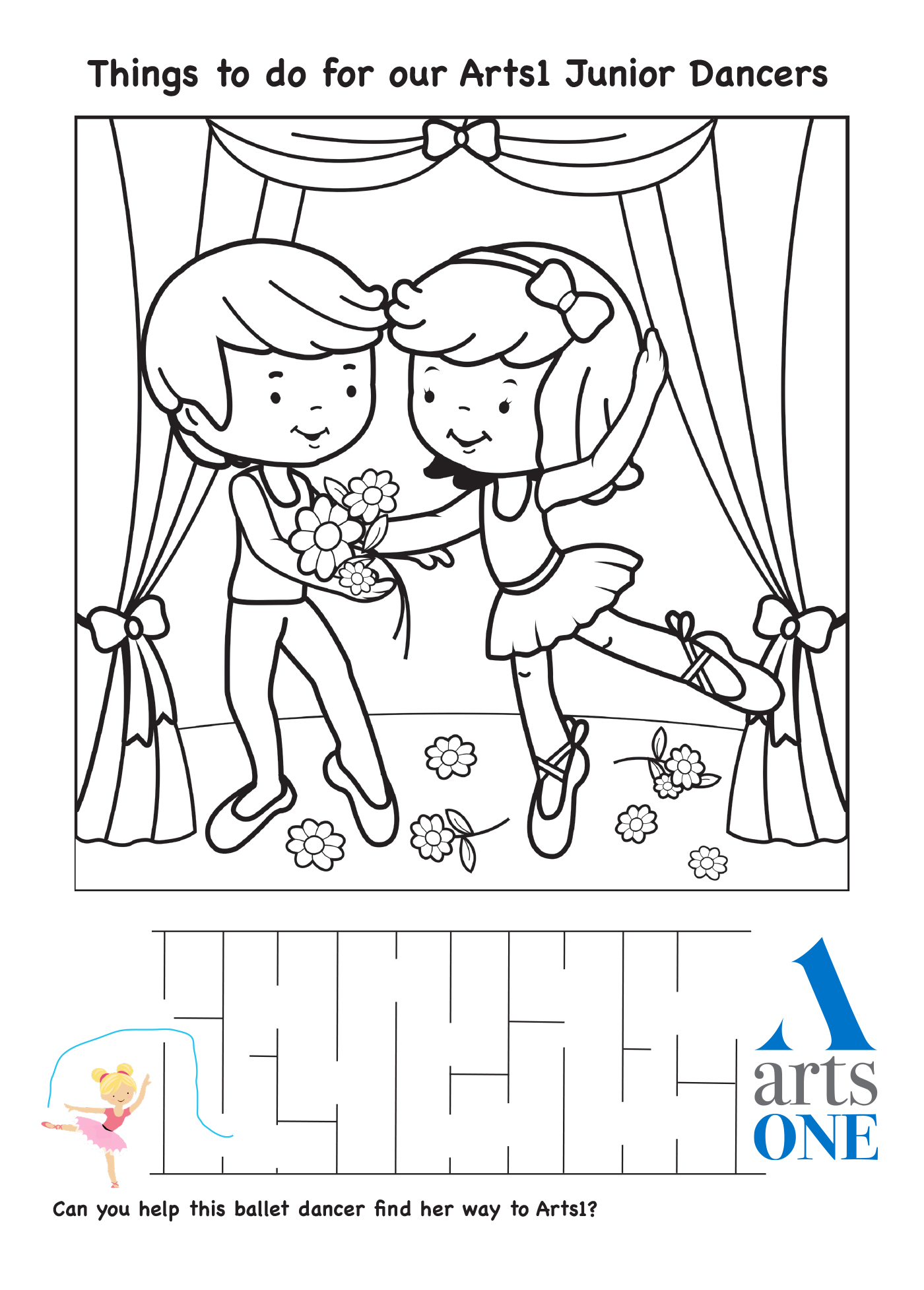 Arts1 Resource: Junior Activity Sheet